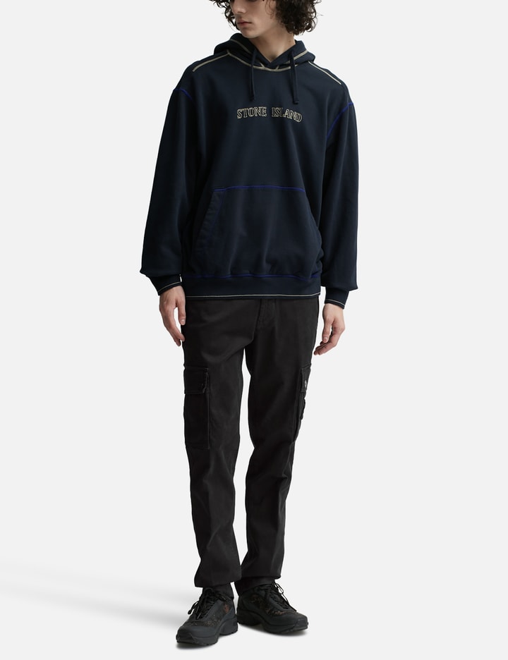 Stone Island - 60678 Contrast Stitch Hoodie  HBX - Globally Curated  Fashion and Lifestyle by Hypebeast