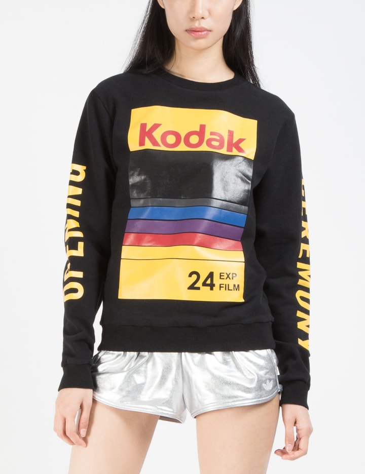 Black Multi Kodak Crewneck Sweater  Placeholder Image