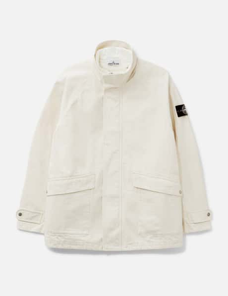 스톤 아일랜드 Natural Cotton Gabardine_stone Island Raw Beauty Short Parka