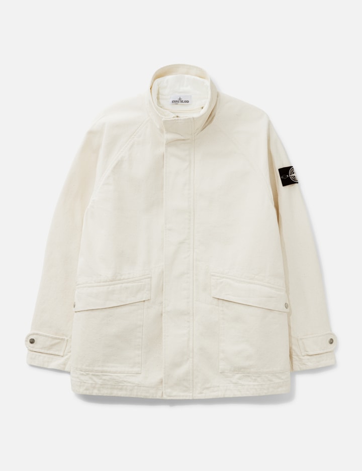 Natural Cotton Gabardine_stone Island Raw Beauty Short Parka Placeholder Image