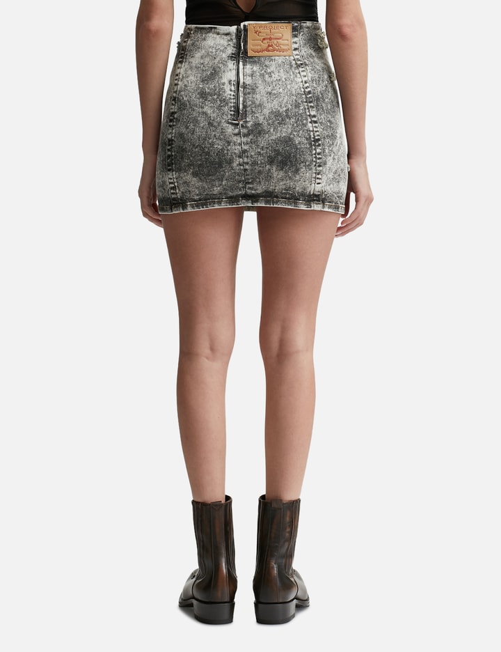 Paris Best Patch Denim Mini Skirt Placeholder Image