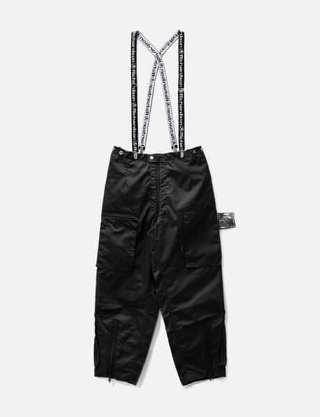 Richardson Waxed Cotton Flight Pants with Suspenders