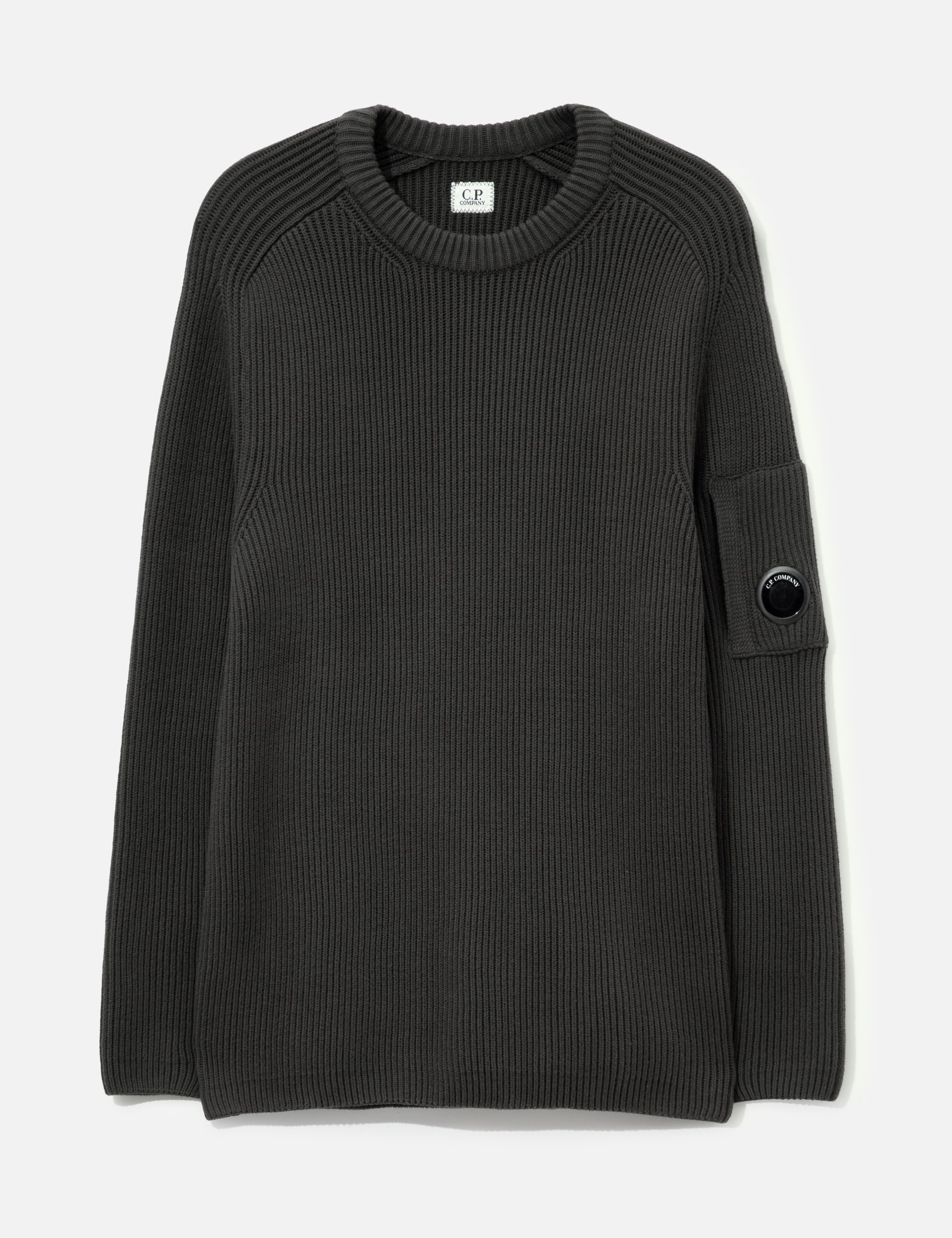 Full Rib Cotton Crewneck Lens Sweater view 16