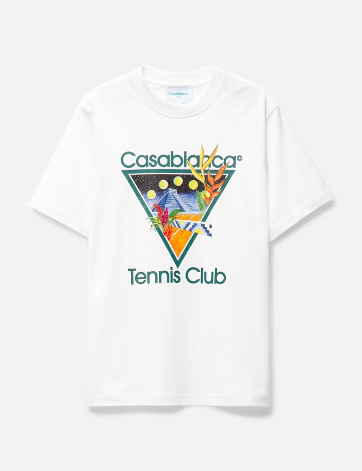 테니스 클럽 아이콘 프린트 티셔츠 Placeholder Image