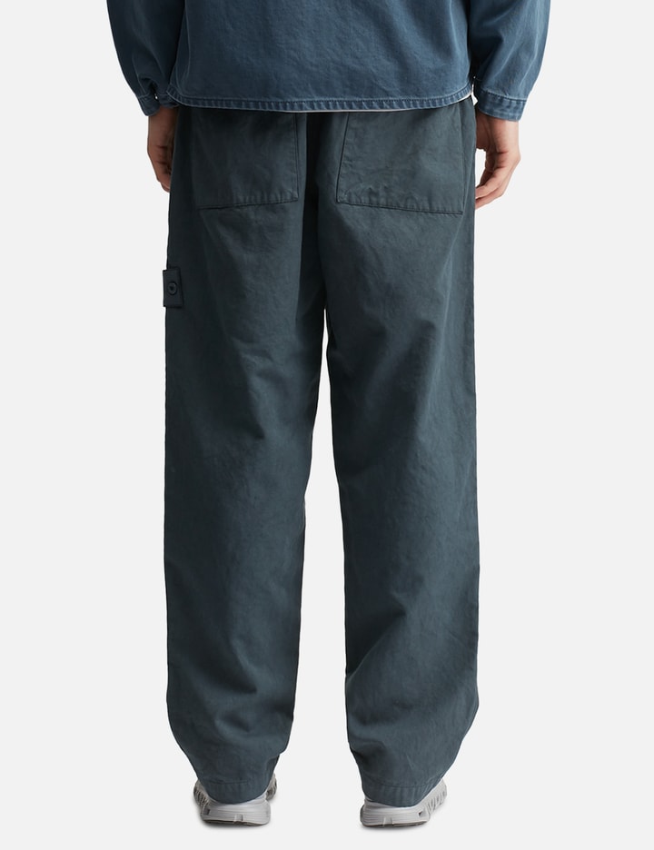 Stone Island Cotton Linen Canvas_S.I.Ghost Fatigue Trousers