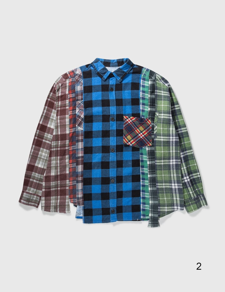 7 Cuts Wide Flannel Shirt Placeholder Image