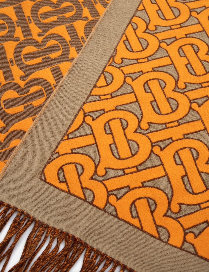 Monogram Wool & Cashmere Fringed Throw Blanket Placeholder Image