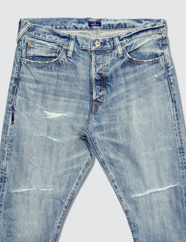 Washed Remake Wide Denim Jeans Placeholder Image