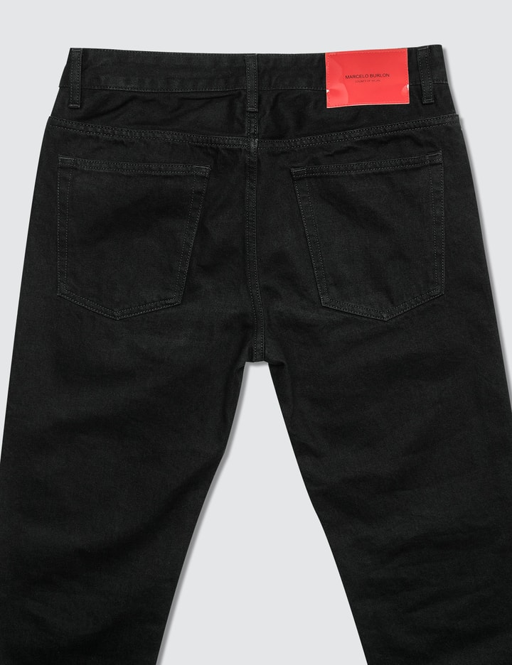 Flags Black Slim Fit Jeans Placeholder Image
