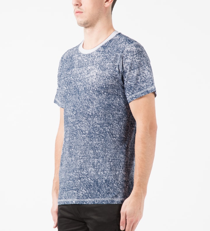 Blue Denim Effect Print T-Shirt Placeholder Image