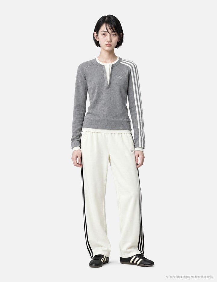 adidas Originals Premium 3S Button Crew Sweatshirt