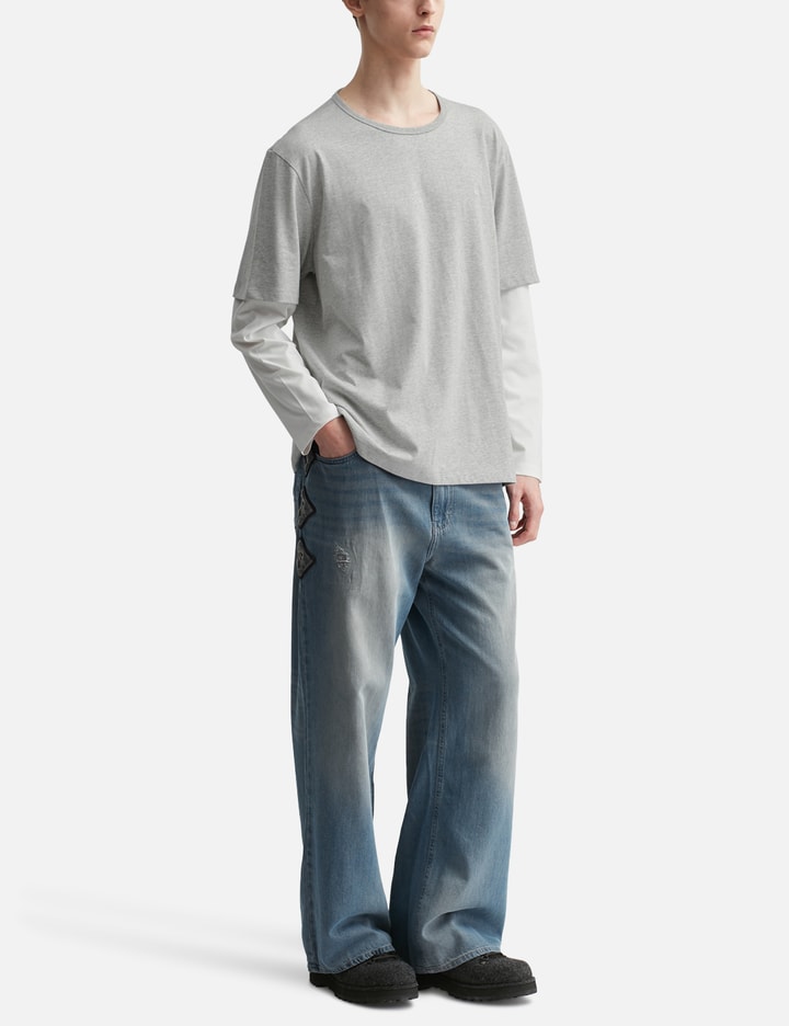 MIER Brad Double-Sleeve T-Shirt