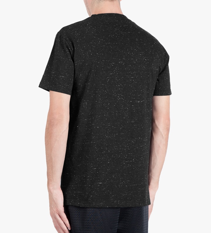 Speckled Black Cotton Fancy Pocket T-Shirt Placeholder Image