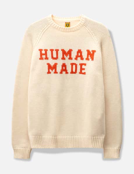 Human Made ベア ラグラン ニットセーター