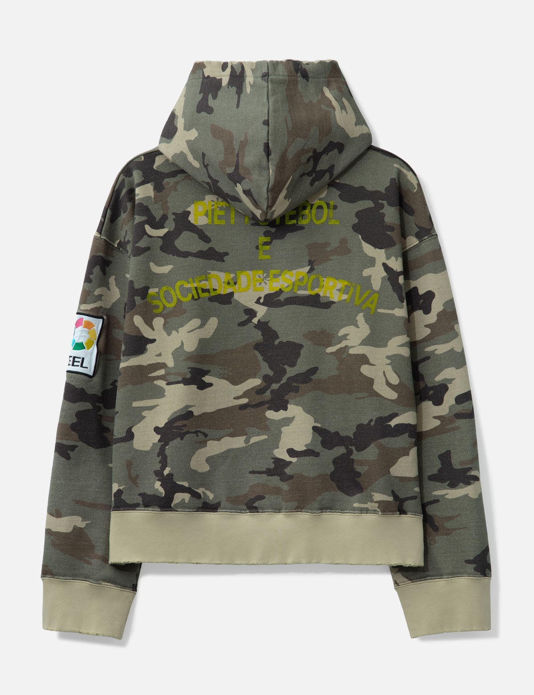 Camo Distressed Hoodie view 10