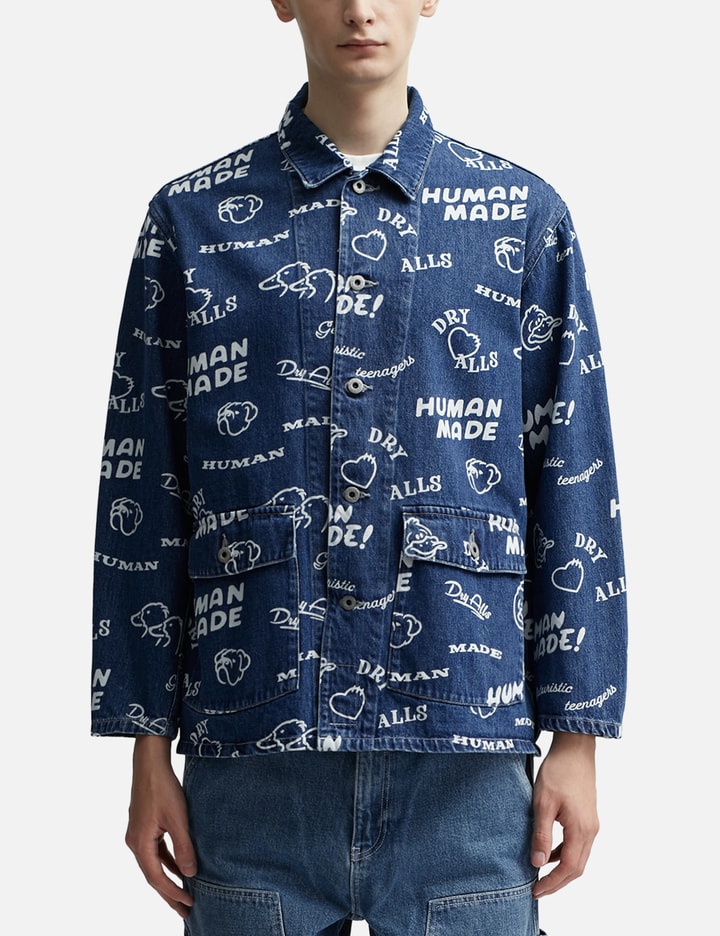 Printed Denim Coverall Jacket Placeholder Image