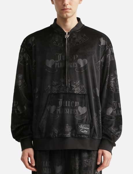 X Juicy Couture Crest Velour Quarter Zip view 11