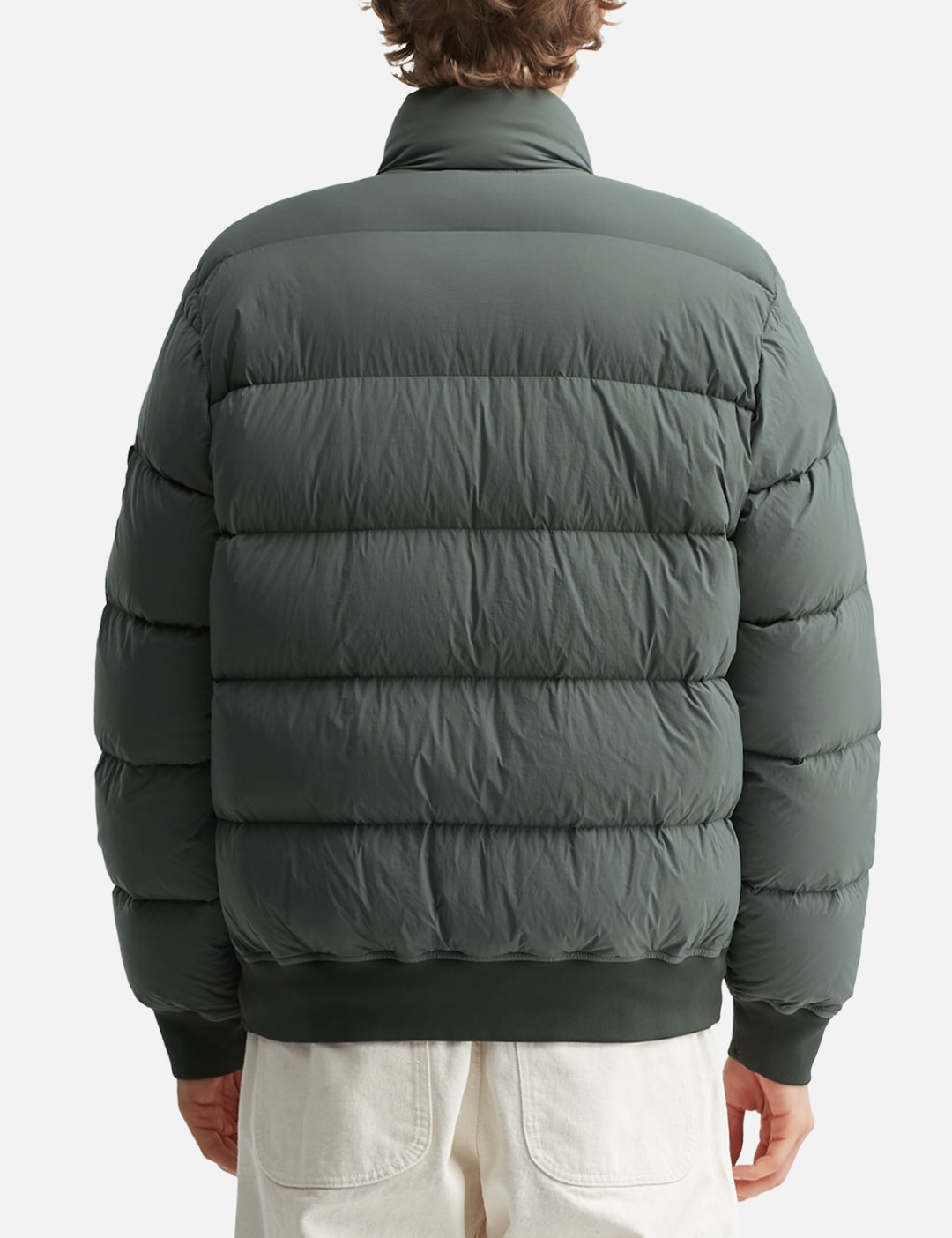 Seamless Tunnel Nylon Down-TC Bomber Jacket view 14