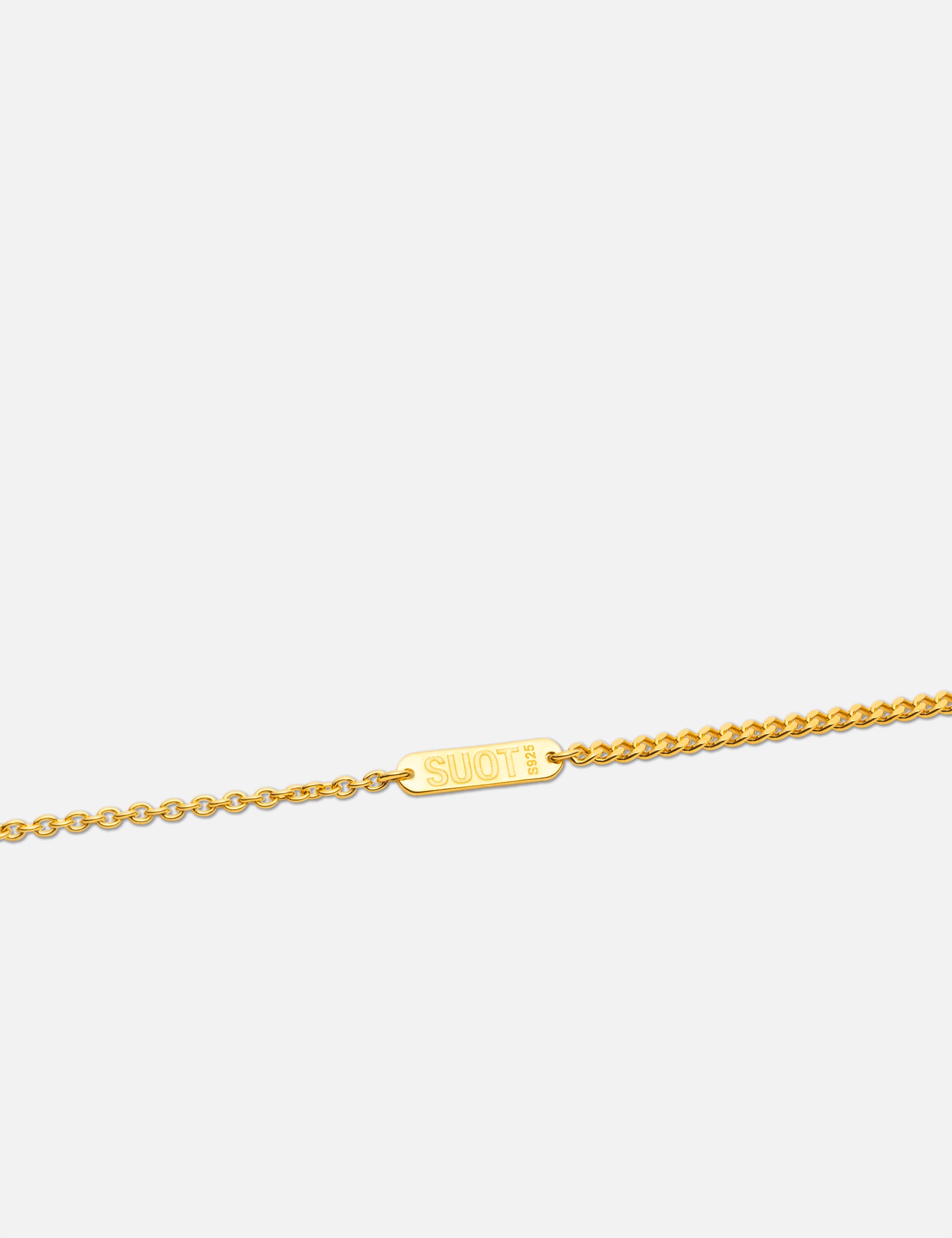 Gold Plated Silver Mix Chains Necklace view 11