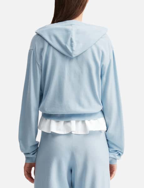G Hug V-Neck Knit Hoodie view 12