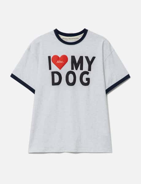 Advisory Board Crystals Abc. I Love My Dog Ring T-shirt