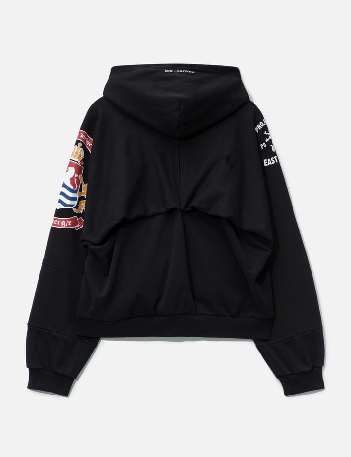 Reconstructed Folded Zip Hoodie Placeholder Image