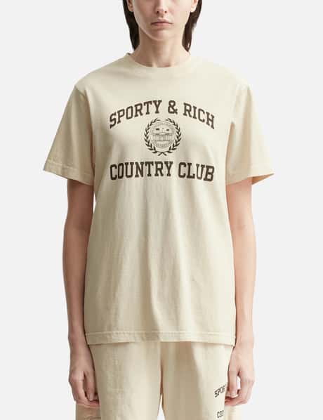 Sporty & Rich Varsity Crest T-Shirt