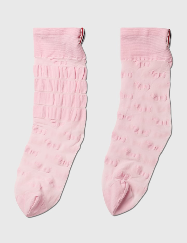 Sheer Mid-Calf 3 Bar Socks Placeholder Image