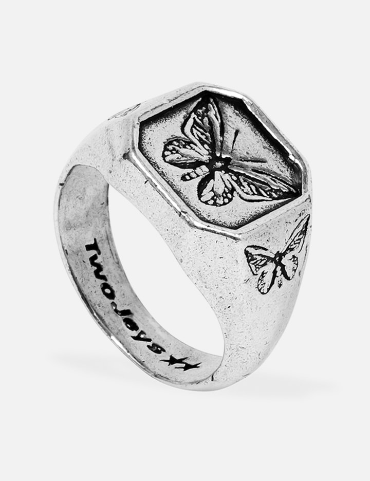 Twojeys Butterfly Effect Signet Ring