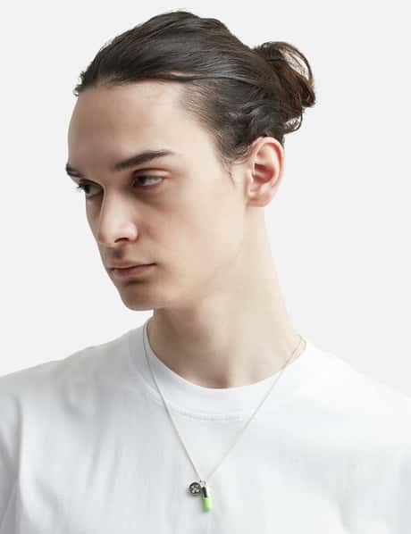AMBUSH ピル チャーム ネックレス 2 シルバー 12112110 中古 AMBUSH