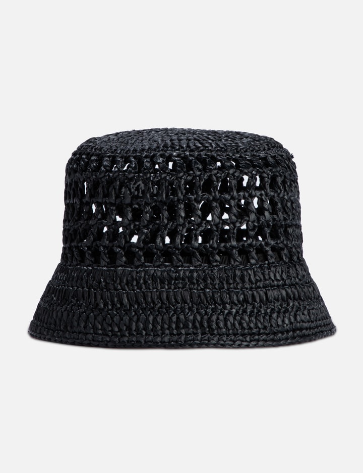Shop Prada Re-nylon Bucket Hat In Black
