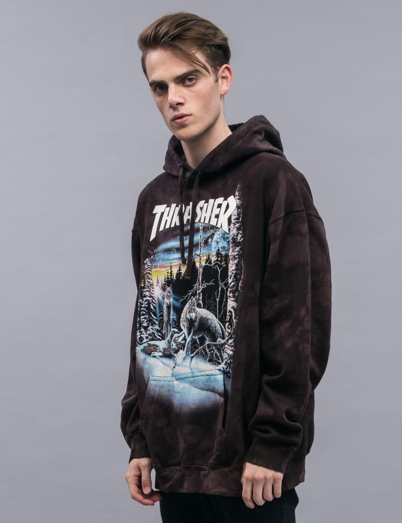 thrasher 13 wolves hoodie