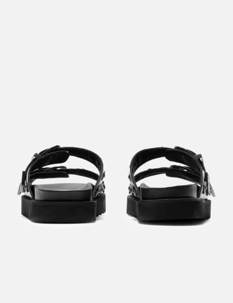 Black Buckle Sandals view 9