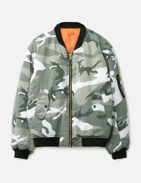 Fostex Garments Reproduction Vintage Wash Ma-1 Bomber Jacket
