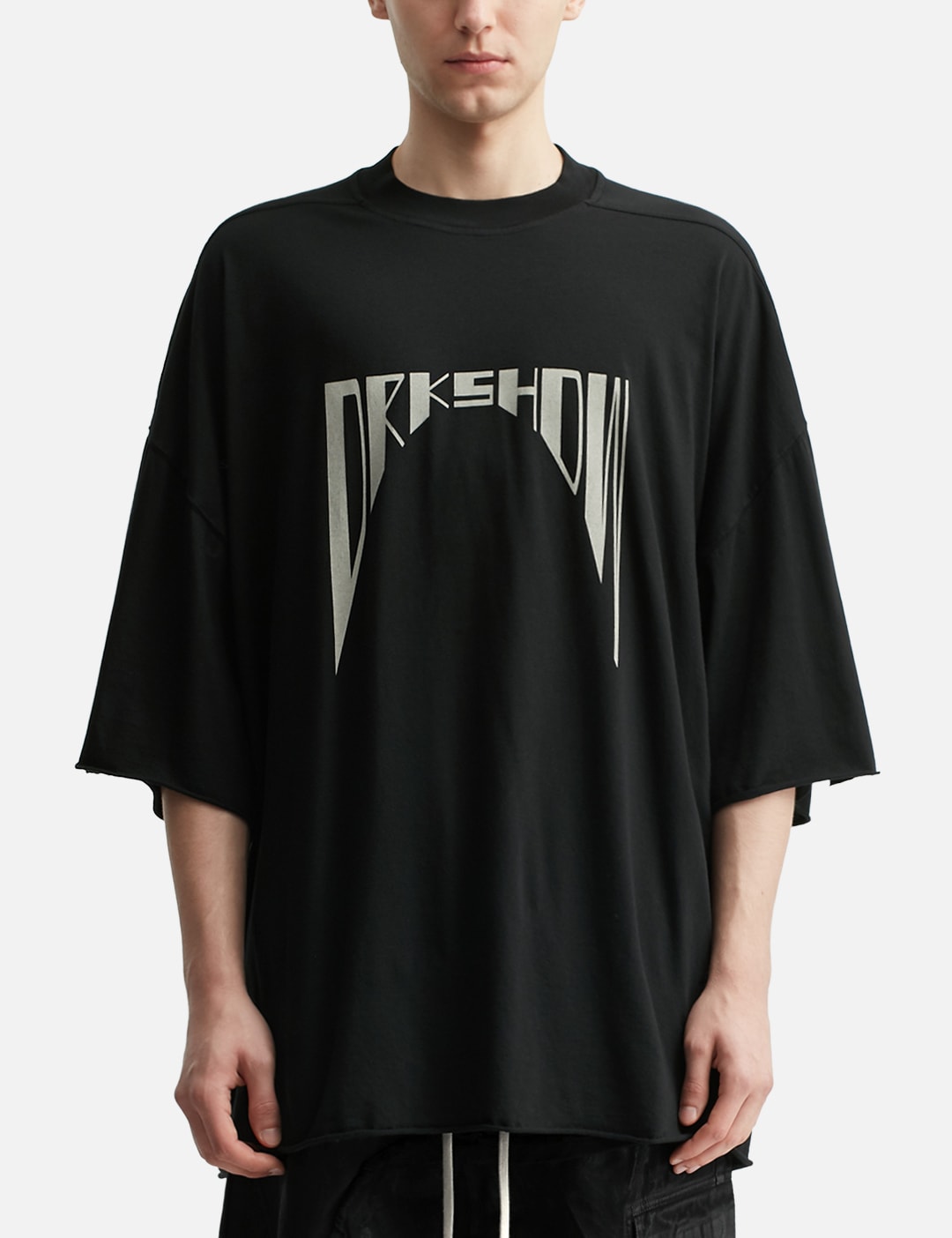 リックオウエンス - Hollywood Jumbo Double Level LS T-Shirt | HBX 