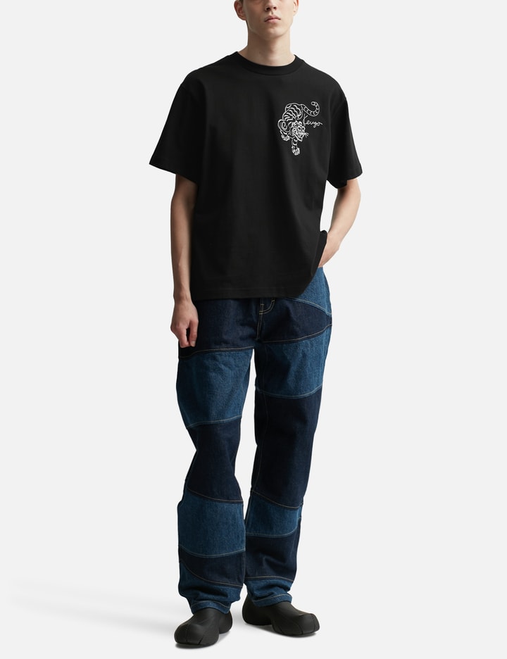 'Kenzo Star Tiger' Oversized Embroidered T-shirt Placeholder Image