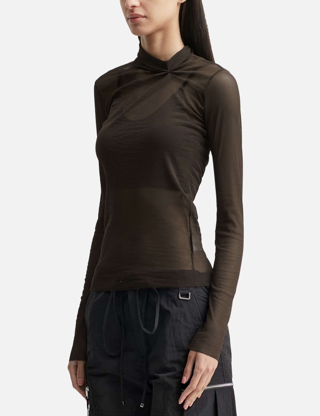Pulled Neck Long Sleeve view 14