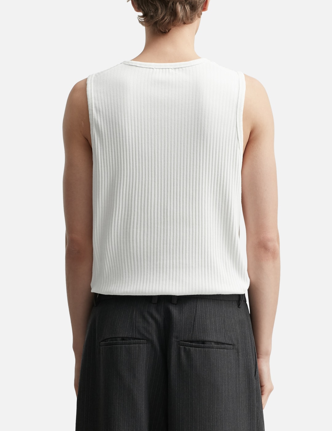 Scoop-Neck Ribbed Sleeveless view 19