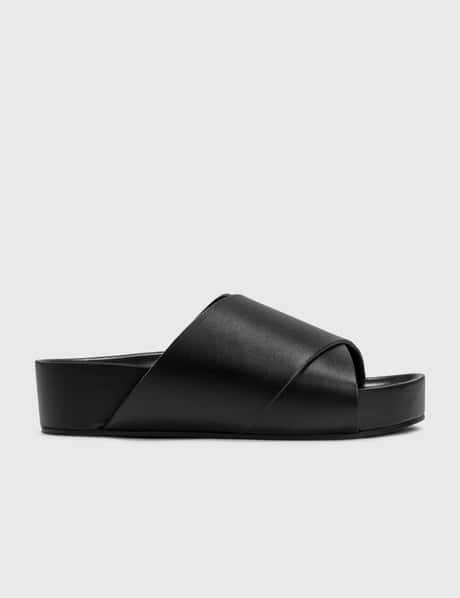St. Agni Cross Over Platform Sandal