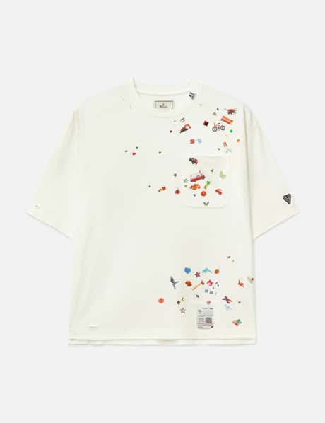 Kids Sticker Printed T-Shirt view 6