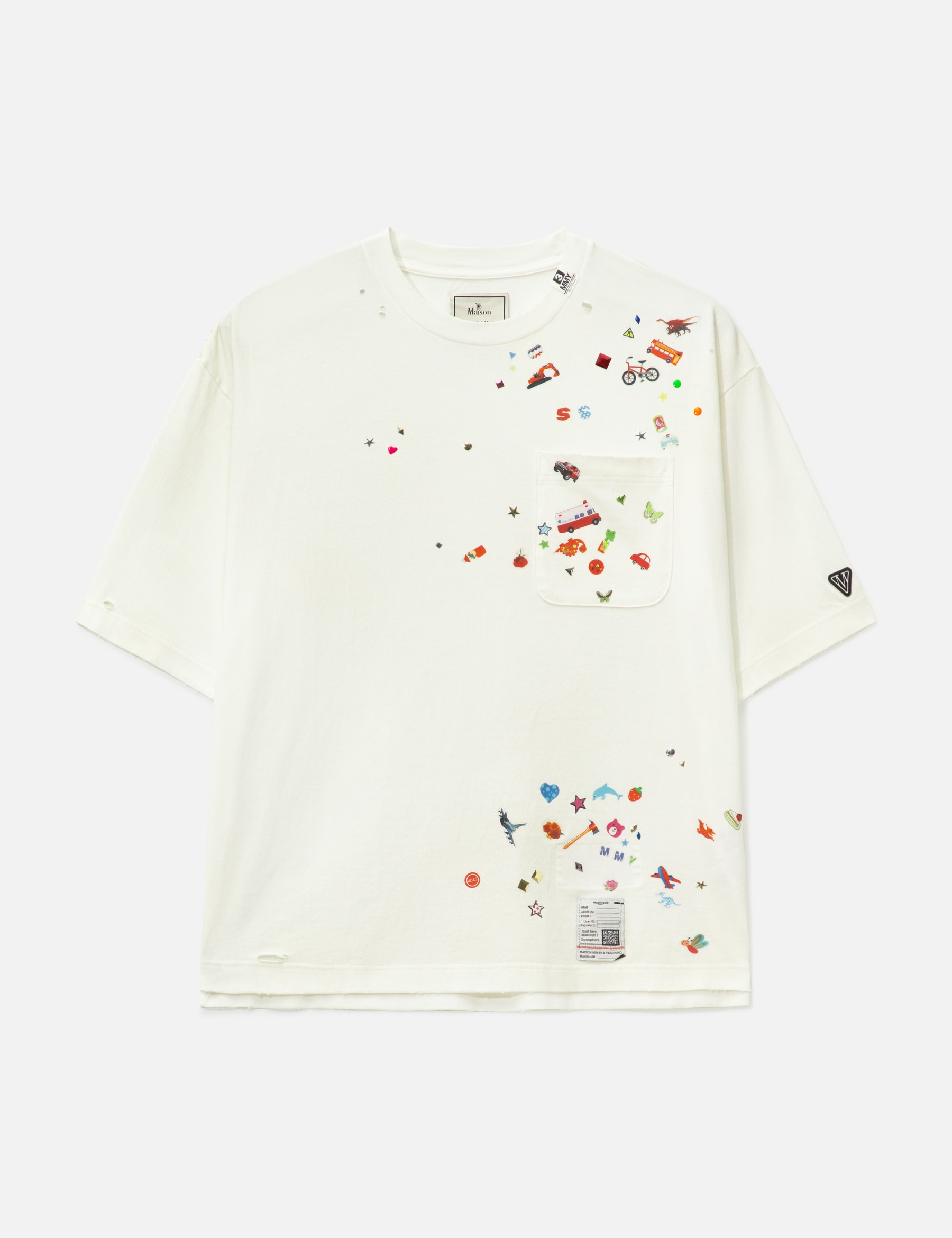 Kids Sticker Printed T-Shirt view 16