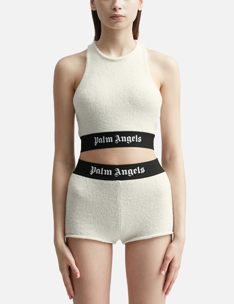Palm Angels BOUCLEE KNIT LOGO TOP