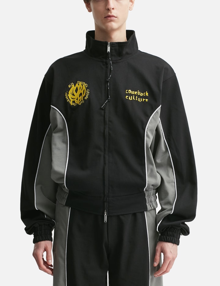 Hristo Tony Fit Track Top With Embroidery view 3
