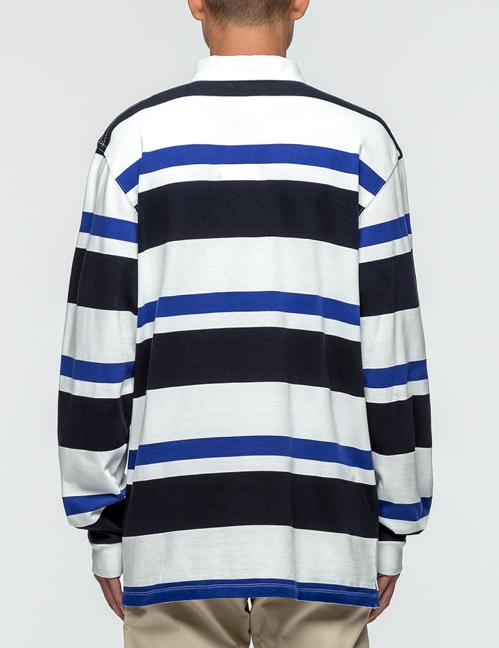Irregular Stripes L/S Polo Shirt Placeholder Image