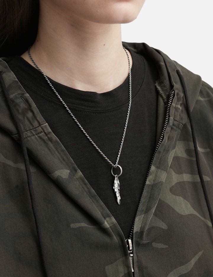 POLYTERU 925 Silver Pendant Feather