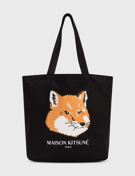 Maison Kitsune Fox Head Tote Bag