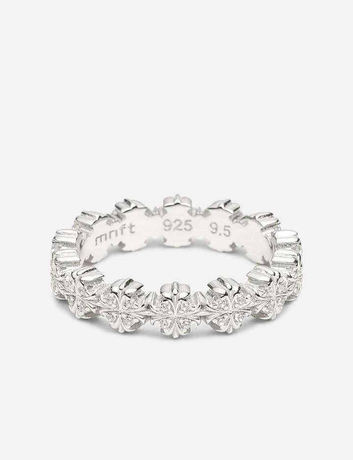 MIDNIGHTFACTORY Maltese-Cross Quadruplets Classic Ring