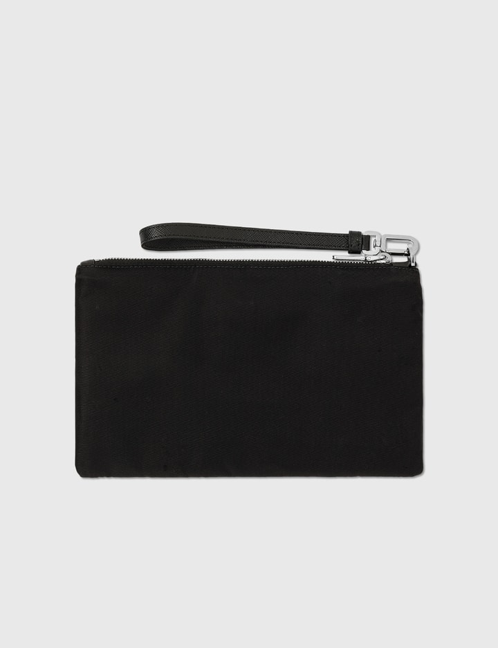 Nylon and Saffiano Leather Pouch Placeholder Image