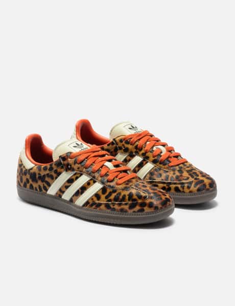 adidas gazelle silver green womens Women's Adidas Samba OG 'Cow Print Crystal Linen' main image 1