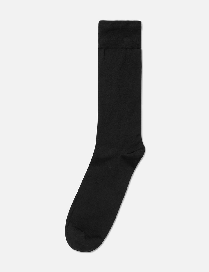 Lightweight Cotton 4-Bar Mid-Calf Socks Placeholder Image